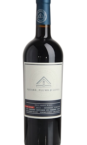 Square Plumb &  Level Red Blend Peterson Dry Creek Valley 2015 750 ML