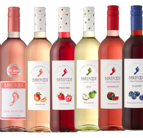 Barefoot Cellars Combo-3 750 ML (12 Bottle)