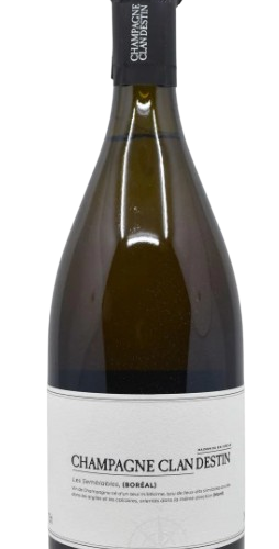 Clandestin Champagne Brut Nature Les Semblables Boreal 750 ML