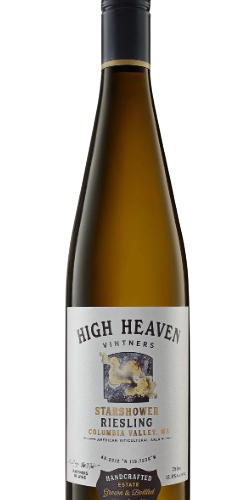 High Heaven Vintners Riesling Starshower Estate Grown &  Bottled Columbia Valley 750 ML