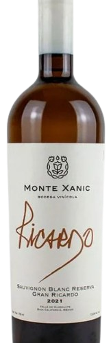 Monte Xanic Gran Ricardo Reserva Sauvignon Blanc 2021 750 ML