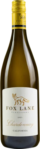 Fox Lane Vineyards Chardonnay California 2021 750 ML