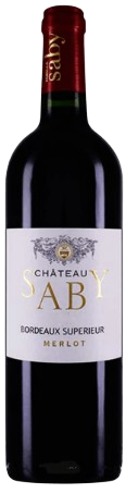 Chateau Saby Bordeaux Superieur Merlot 750 ML