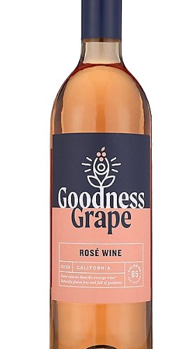 Goodness Grape Rose 85 Calories Per Serving California 2020 750 ML