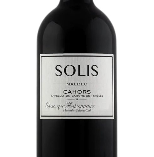 Cosse et Maisonneuve Cahors Solis Malbec 2019 750 ML