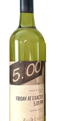 When &  Where Chenin Blanc Friday At Exactly 5:01 Pm 2020 750 ML